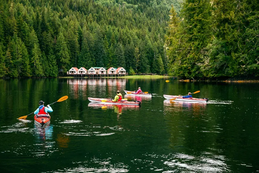 Nimmo Bay Resort kayaking